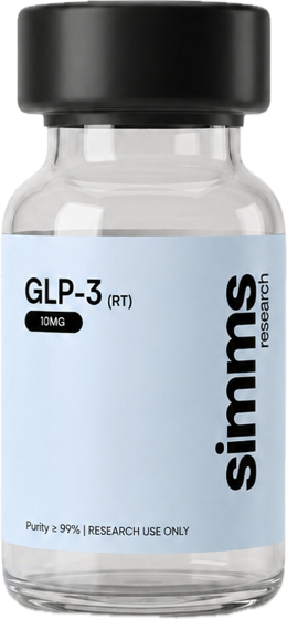 Simms Research Retatrutide vial (merchant product image)